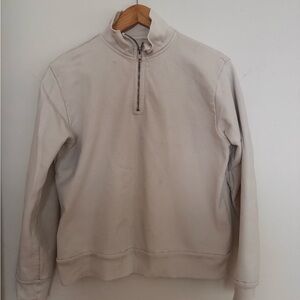 Rudy Jude Off-White Zip-Up Sweatshirt